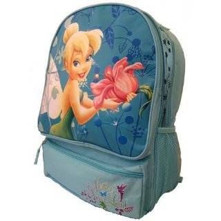 Disney Tinker Bell Backpack   Fairies Large Blue School Backpack by 