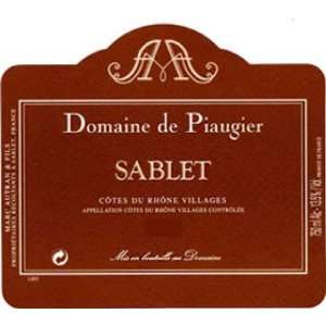  2009 Domaine De Piaugier Cotes Du Rhone 750ml Grocery 