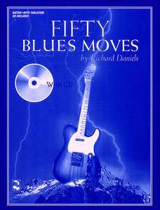 50 Blues Moves Guitar Lessons Learn to Play Tab Book CD  