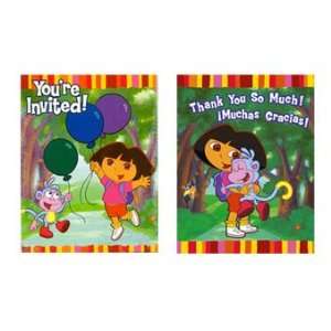  Dora Invitations and Thank You Cards Toys & Games