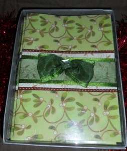   Christmas Handmade Greeting Cards & Envelopes Holly Greetings  