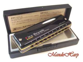 MandoHarp   Suzuki Harmonica   NEW MR 500 Firebreath Model