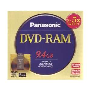  PANASONIC 9.4GB DVD RAM 2   5X SPEED FOR DATA REWRITABLE 