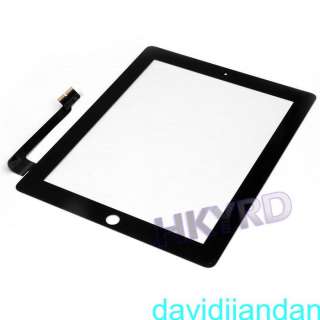 New Replacement Touch Screen Glass Digitizer For iPad 3 Black  