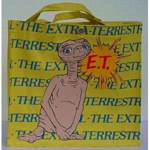  E.T. The Extra Terrestrial 1982 Universal Studios Tote Bag 