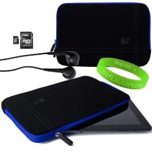  SumacLife Presents This Tablet Device Case Onyx with Electric Blue 