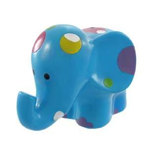  Adorable Blue Polka Dot Elephant Money Bank Piggy