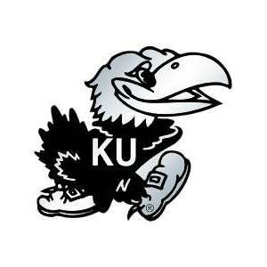  Kansas Jayhawks Silver Auto Emblem Automotive