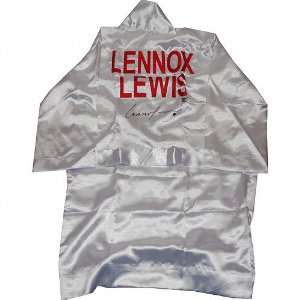  Lennox Lewis Autographed Boxing Robe