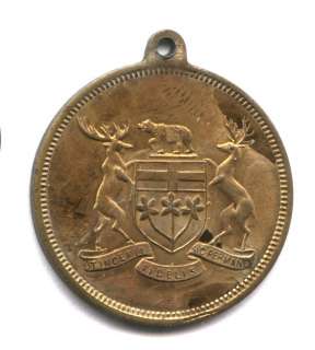 1909 Hamilton Ontario Exposition   Great High Grade Medal  