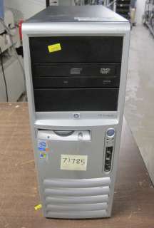 HP Compaq DC7100 CMT P4 3.4GHz 1GB 80GB XP Tower PC DVD ROM/CD RW 