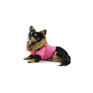    Theo High Fashion XXL Pink Eskimo Dog Coat