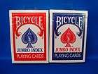 jumbo index poker size playing cards by bicycle buyer gets
