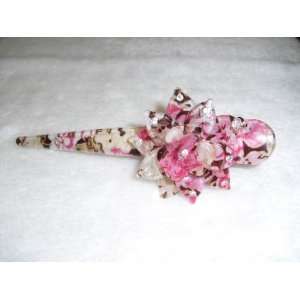  Flower Alligator Hair Clip Lily Pink Health & Personal 