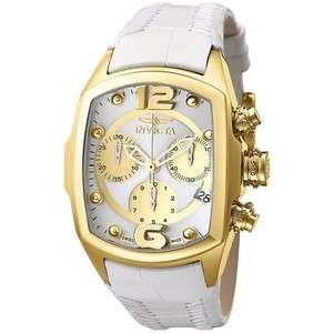 INVICTA 6797 LUPAH REVOULTION COLLECTION WHITE LEATHER LADIES WATCH 