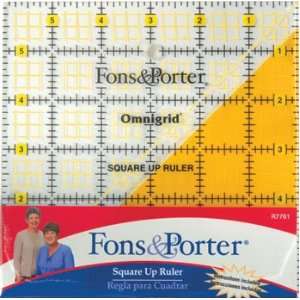  Fons and Porter Square Up Ruler Arts, Crafts & Sewing