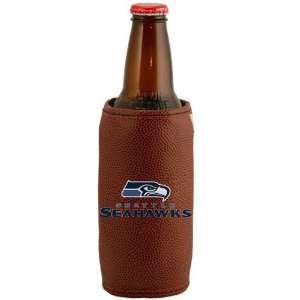  Seattle Seahawks Brown Football Bottle Holder Coolie 