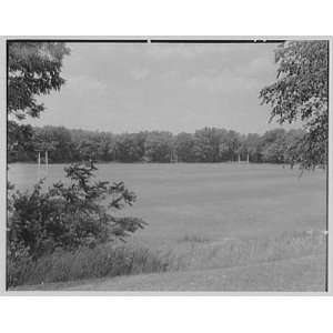   Academy, Deerfield, Massachusetts. Football field 1963