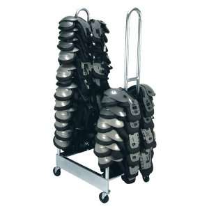  2 Stack Football Shoulder Pad Cart by Olympia Sports 