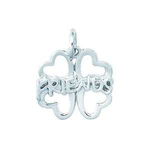  Sterling Silver 4 Leaf Clover Charm Arts, Crafts & Sewing