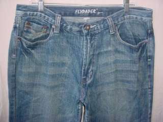 Flypaper Mens Blue Jeans size 34 x 32 (measures 37 x 33)  