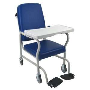  Golden Years Activity Chair with Tray Color Blue Ridge 