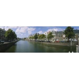  Buildings Along a Canal, Haarlem, Netherlands Premium 