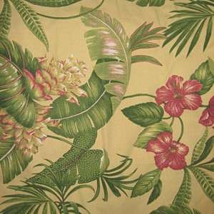 YELLOW TROPICAL Full Bedspread measures 96x110  