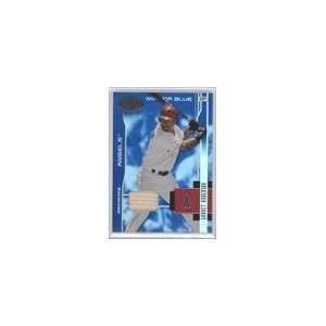   Blue Materials #3   Garret Anderson Bat/100 Sports Collectibles