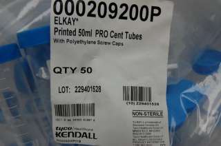 50 mL Elkay Printed Pro Centrifuge TubesBag of 50  