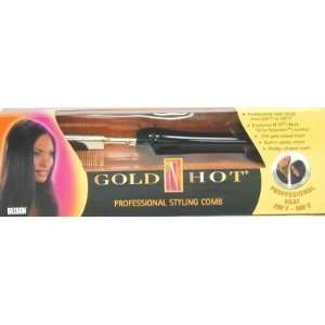  Belson Gold N Hot Styling Comb (Case of 6) Beauty