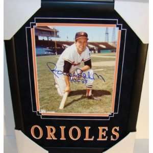  Brooks Robinson Autographed Picture   NEW HOF 83 Framed 