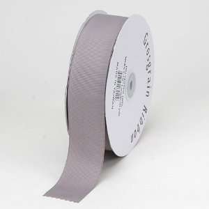 Grosgrain Ribbon Solid Color 5/8 inch 50 Yards, Silver
