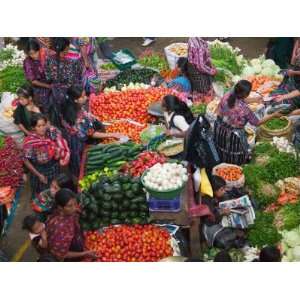  Colorful Vegetable Market in Chichicastenango, Guatemala 