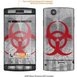   Skin Sticker for AT&T ATT Sharp FX case cover FX 324 Electronics