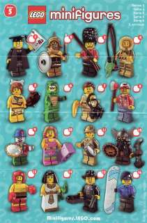 Brand Korea Lego 8805 Minifigures Series 5 Minifig City Figures 