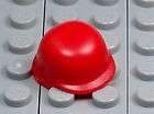 NEW Lego Minifig Military War Army Baseball RED HEAD GEAR HELMET HAT 