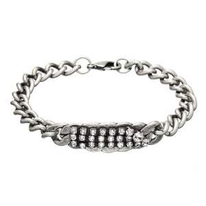    Harlow Square Bracelet, crystal/ant.silver plated Dannijo Jewelry