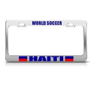 Haiti Flag Haitian Heavy Duty Sport Soccer license plate frame 