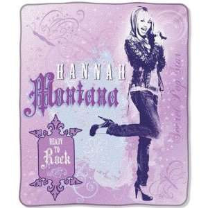  Entertainment Hannah Montana Starlight Micro Raschel Throw 