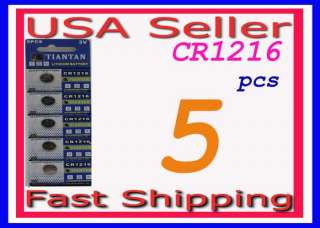 CR1216 DL1216 5034LC Lithium cell battery fast  