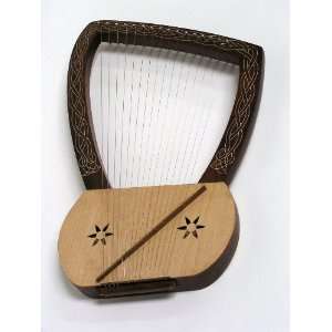  Lyre Harp with Nylon Case, 16 String   BLEMISHED Musical 