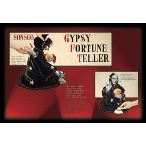  Gypsy Fortune Teller Instructions 16X24 Canvas Giclee 