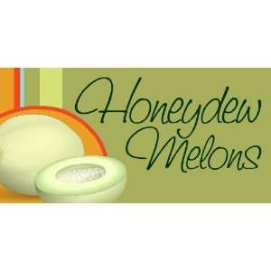  3x6 Vinyl Banner   Honeydew Melons 