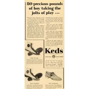 1929 Vintage Ad Keds Shoes Sneakers Mercury Gladiator   Original Print 