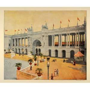   Fair Colonnade Columbian Expo Print   Original Print