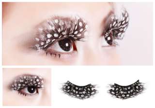 Bundle Monster New Make Up Deluxe Party Feather False Glamour 