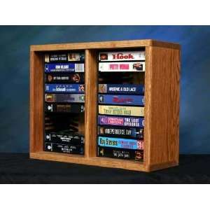   Wood Shed Solid Oak DVD VHS Rack (Various Finishes) 210 1 Home