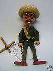 vintage marionette puppet plaster bandit sombrero mexico mexican