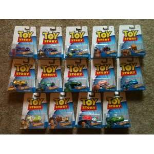 Toy Story Hot Wheels 14 Car Complete Set Includes Blastin Buzz 